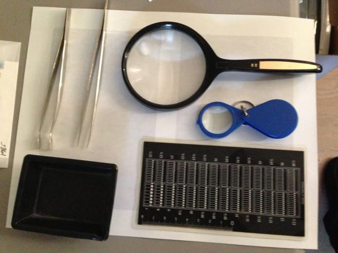 stamp collecting tools