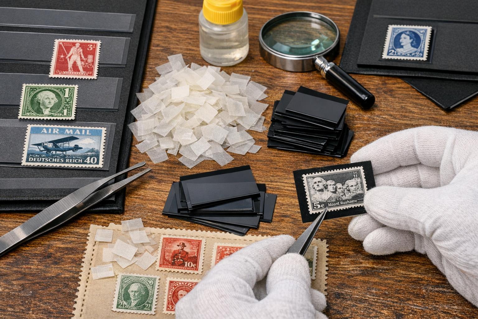 Stamp Hinges vs. Mounts: Which to Use and When