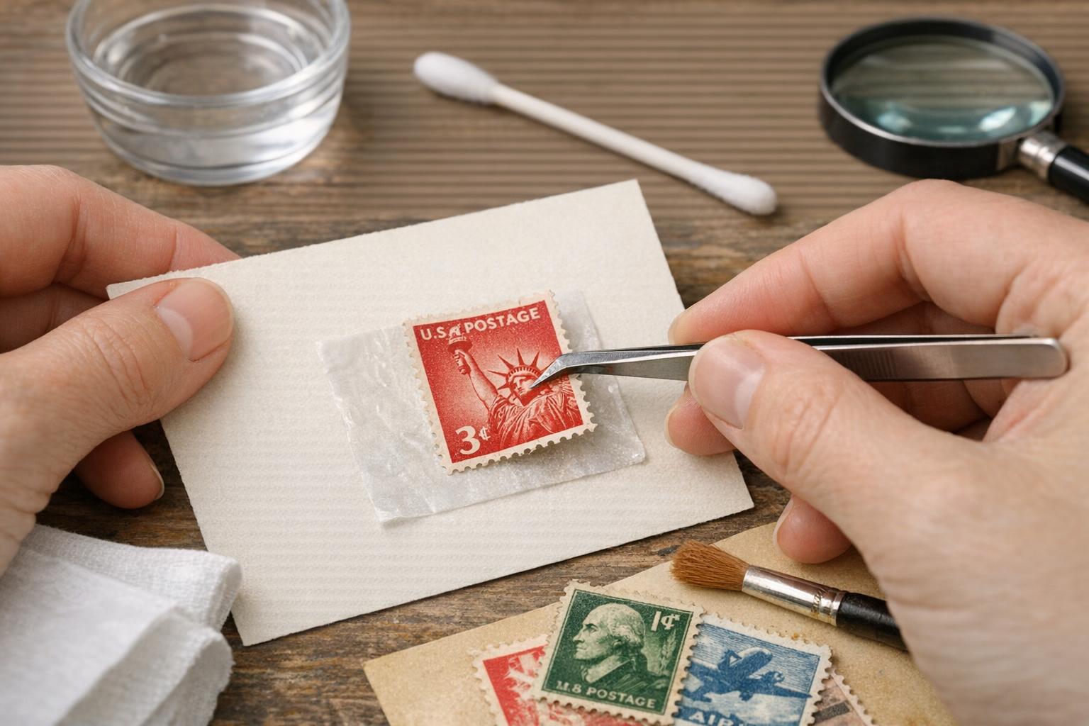 How to Remove a Stamp From Paper Safely (Soak Method Guide)